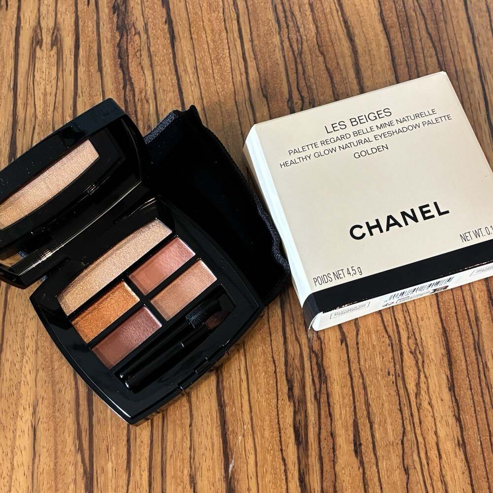 Chanel Les Beiges Healthy Glow Natural Eyeshadow Palette Golden 184.198